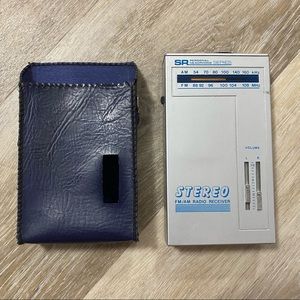 Vintage FM/AM Radio Receiver- SR Personal Headphone Series!